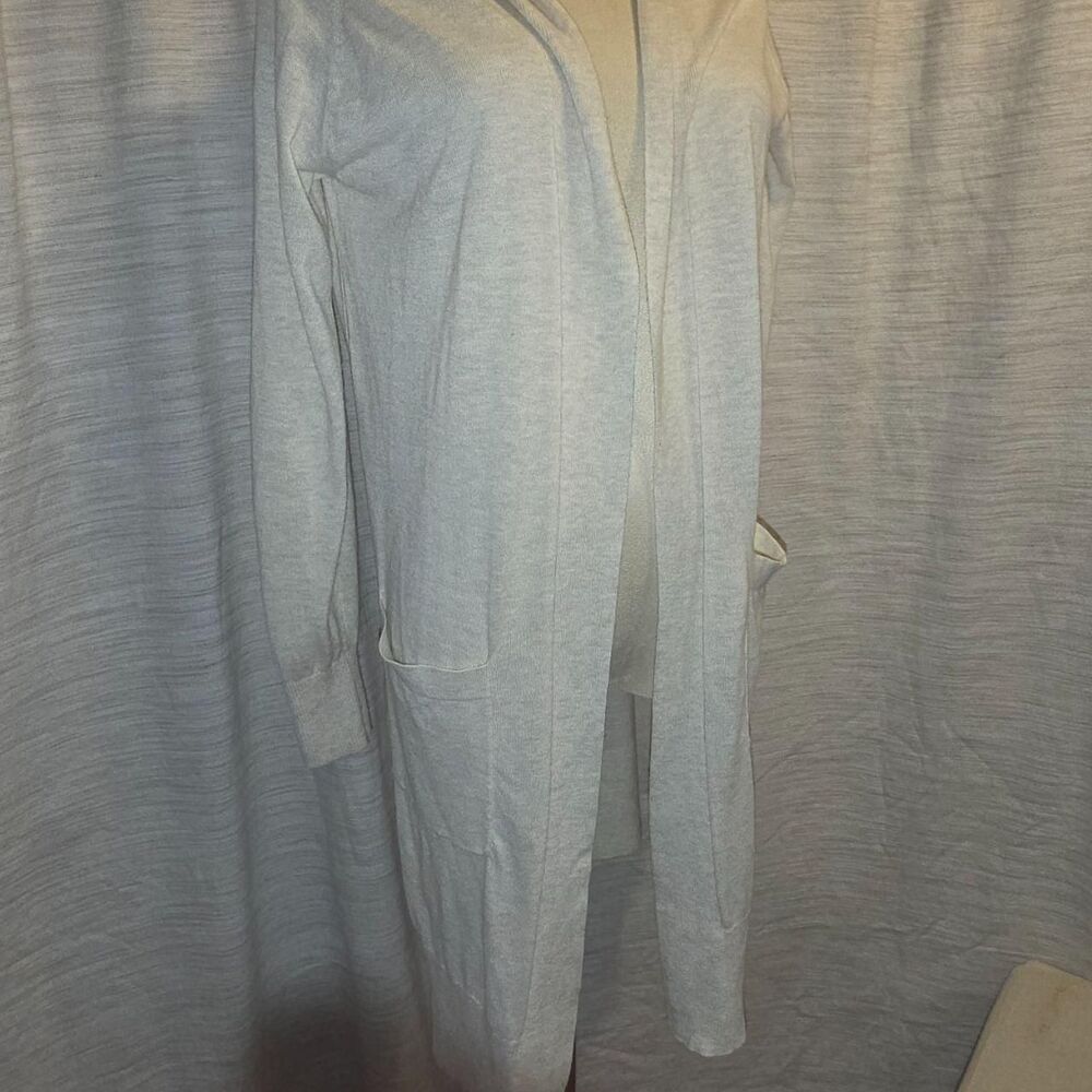 A-new-day Women's Cream Long Cardigan
